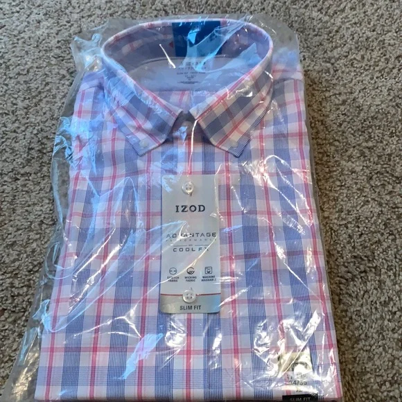 Izod | Shirts | Izod Xl Slim Fit Button Down New In Original Bag | Poshmark